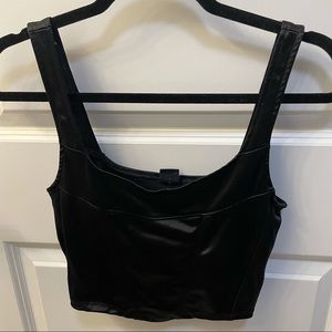 Urban Outfitters silk crop top